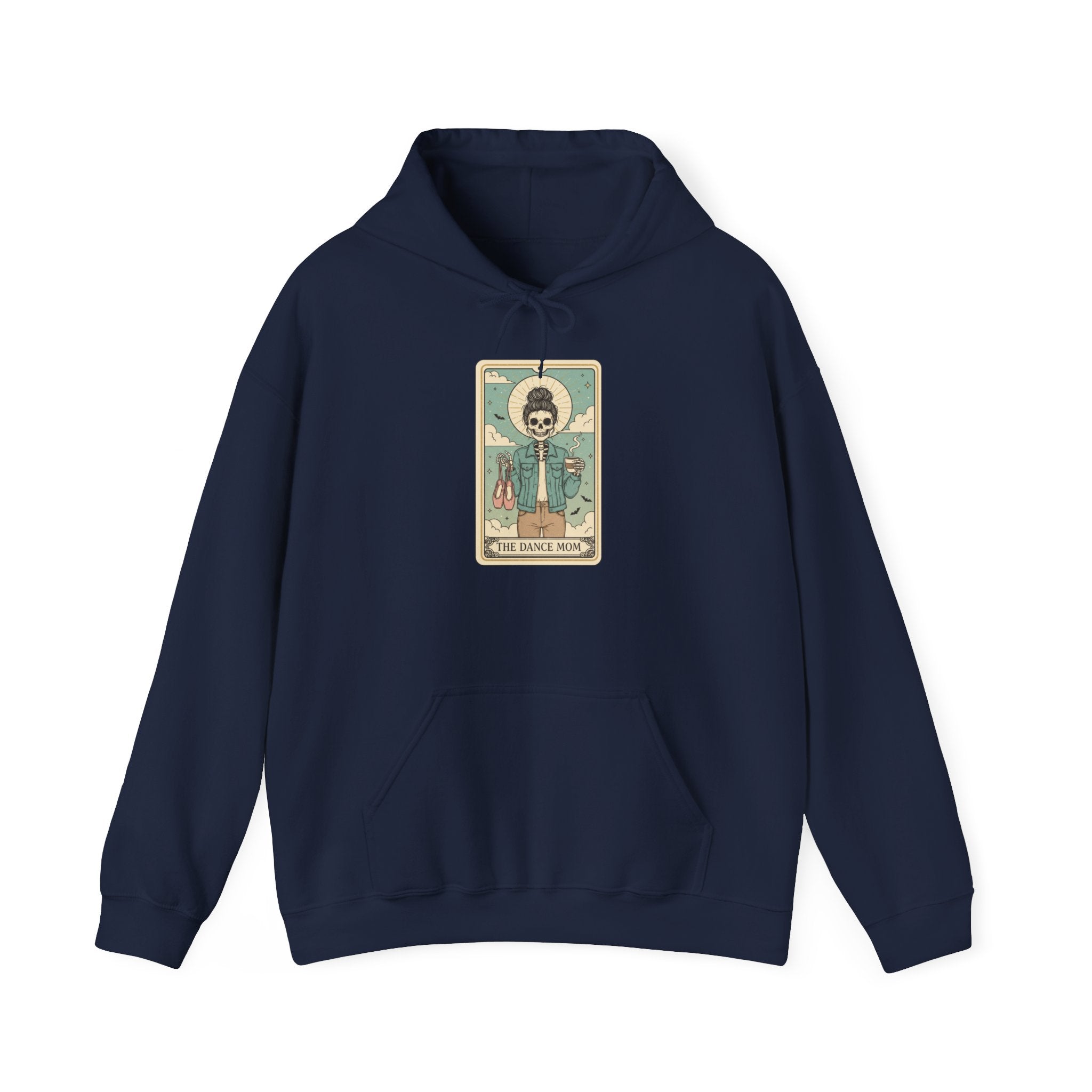 Hoodie - Retro Tarot Skeleton 'The Wise One' Graphic Hooded Sweatshirt