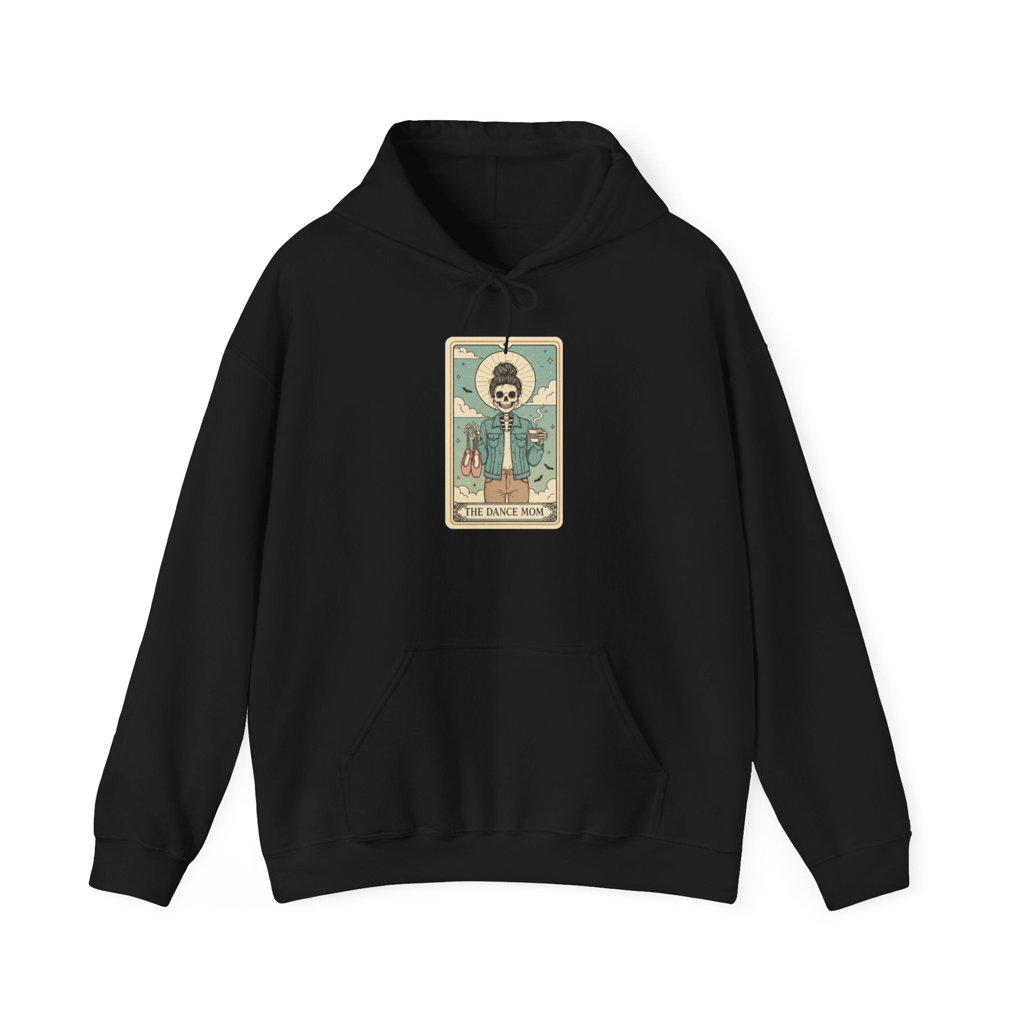Hoodie - Retro Tarot Skeleton 'The Wise One' Graphic Hooded Sweatshirt
